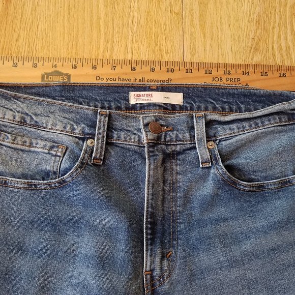 Levi Strauss Signature 34 x 30 (TAG'D 33/30) Regular Denim Jeans - Picture 6 of 11